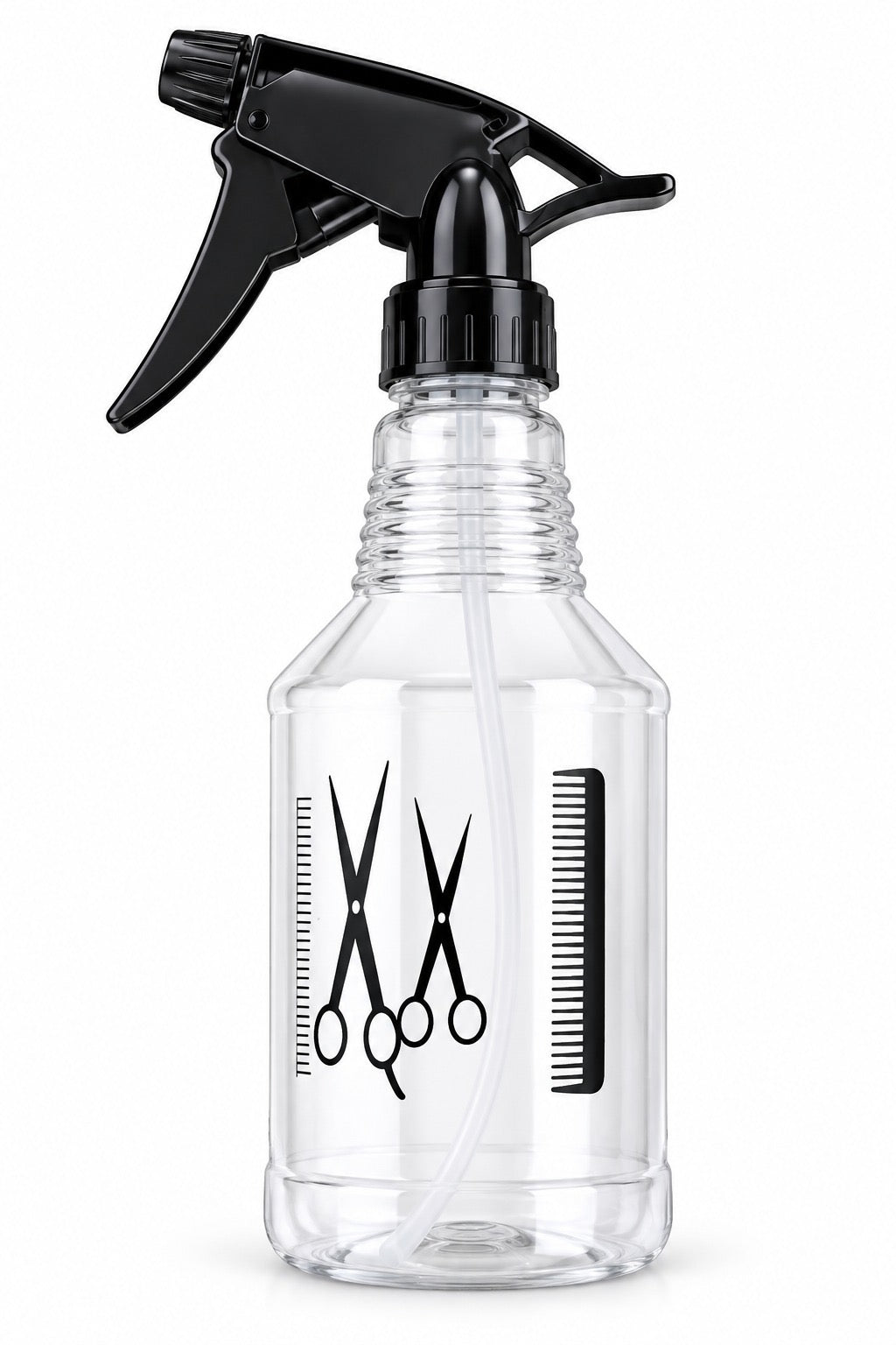 Barber Spray Bottle 500ml Clear Water Mist Sprayer for Salon Hair