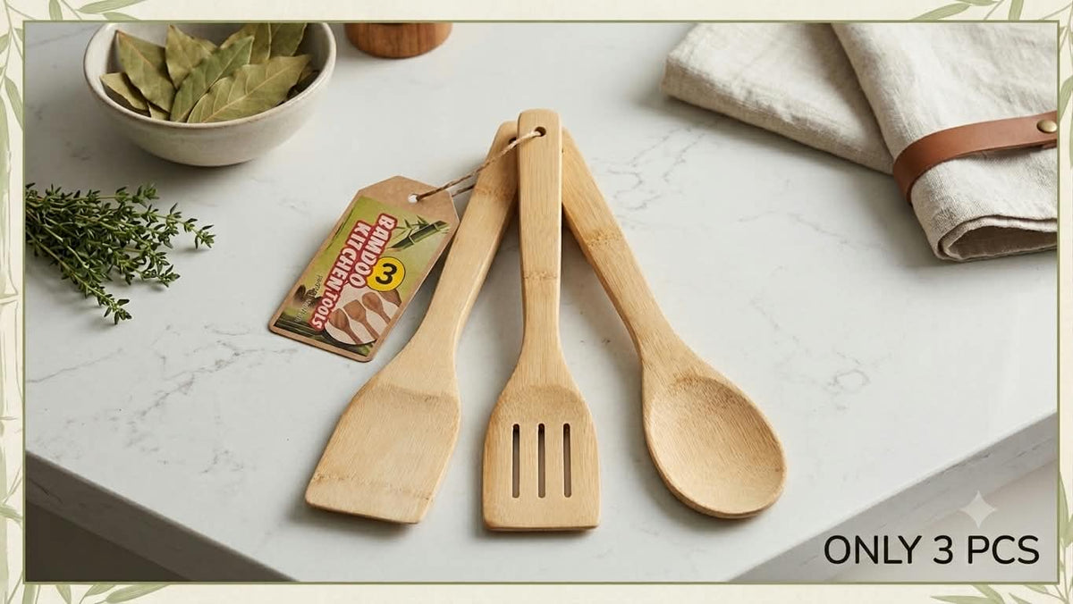 Bamboo Kitchen Tool set 3PCS