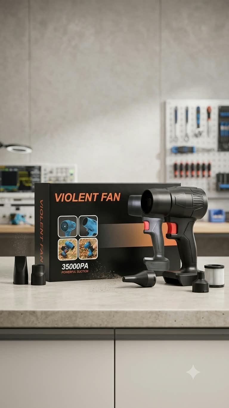 Violent Fan 35000PA Powerful Suction Blower and Vacuum Cleane
