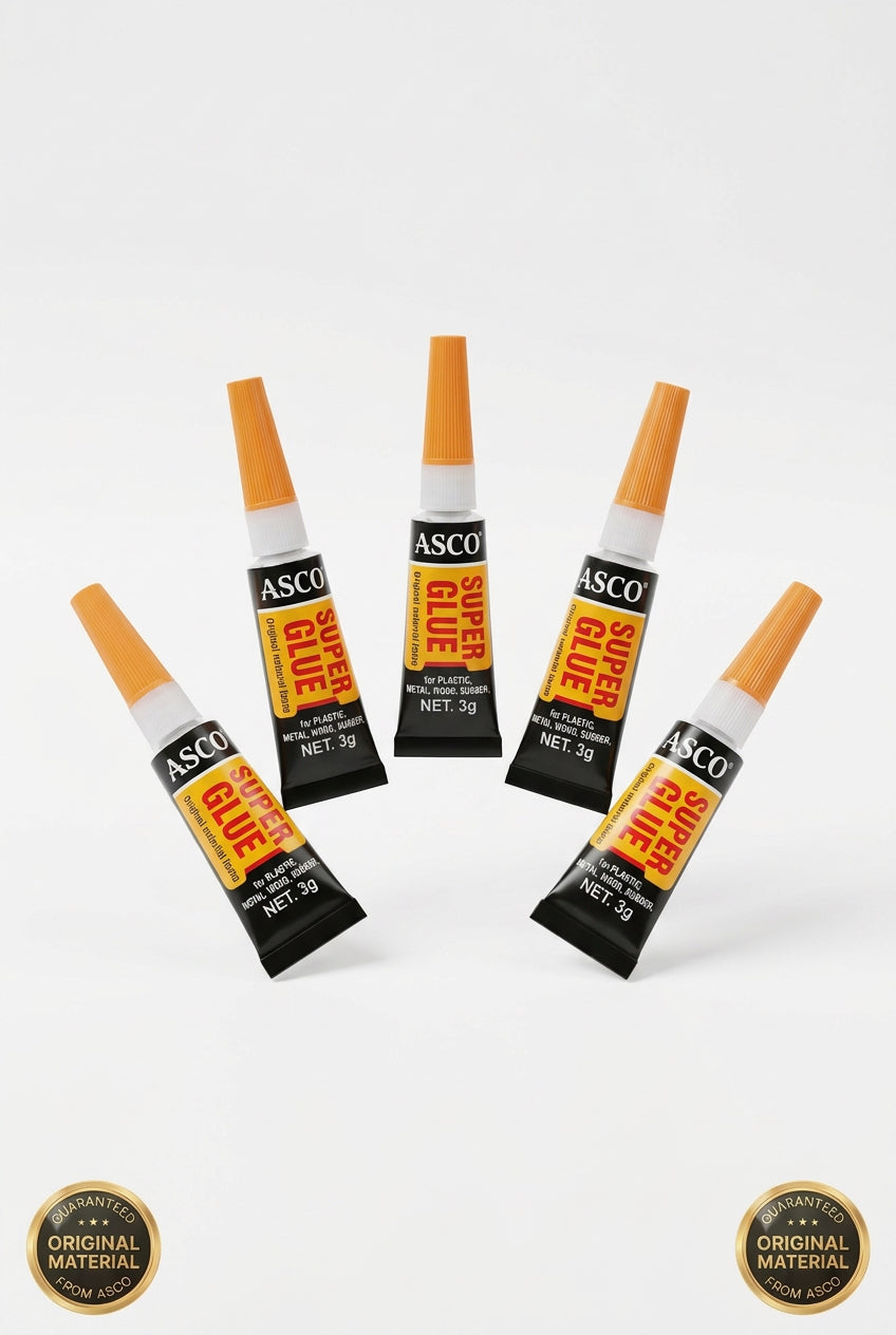 ASCO Super Glue 5Pcs Pack