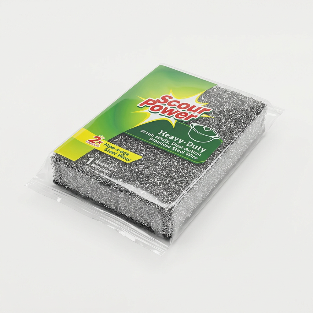 Scour Power Dish Washing Sponge 1PC
