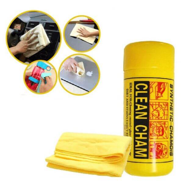 Car Clean Cham Absorbent Shammy Towel 66x43x0.2cm for Car Cleaning