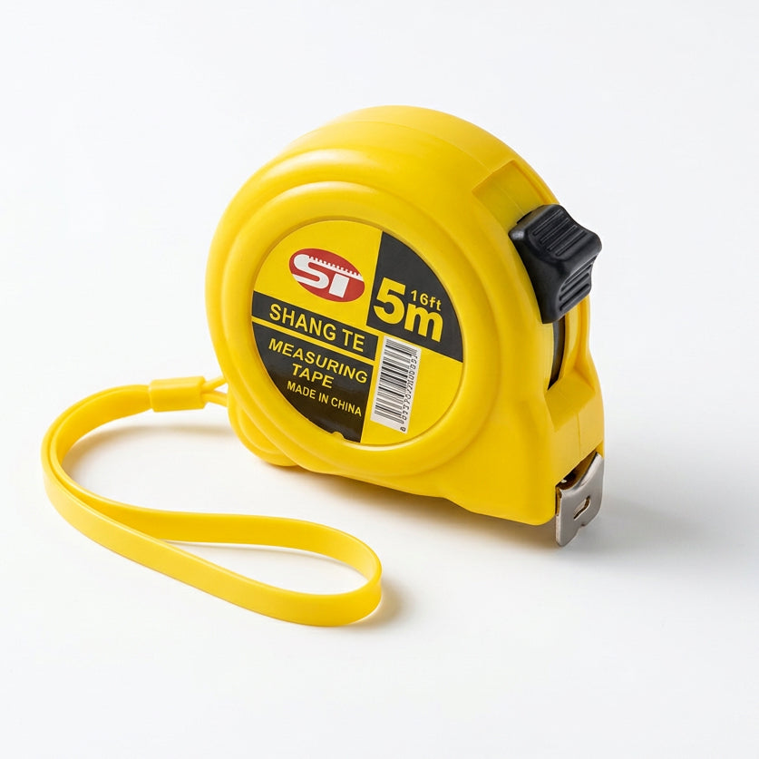ST Five Metre Yellow Tape Measure with Metal Blade