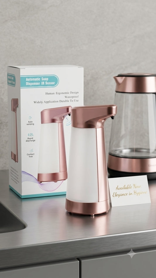 Automatic Soap Dispenser IR Sensor Touchless Smart Adjustable Dosage