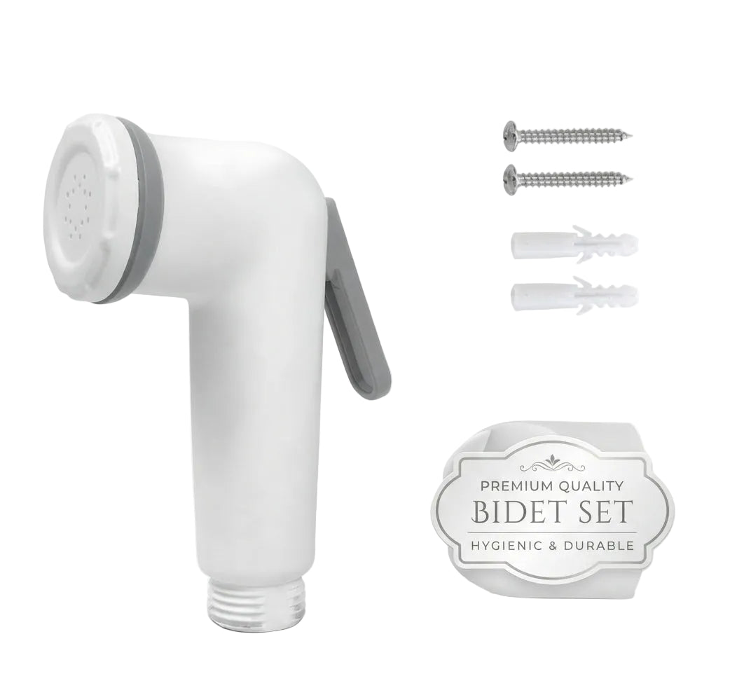 PREMIUM QUALITY PVC SHATTAF HEAD WHITE