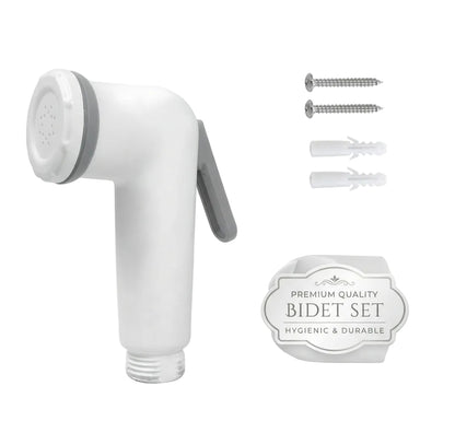 PREMIUM QUALITY PVC SHATTAF HEAD WHITE