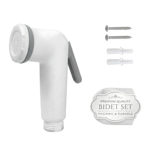 PREMIUM QUALITY PVC SHATTAF HEAD WHITE