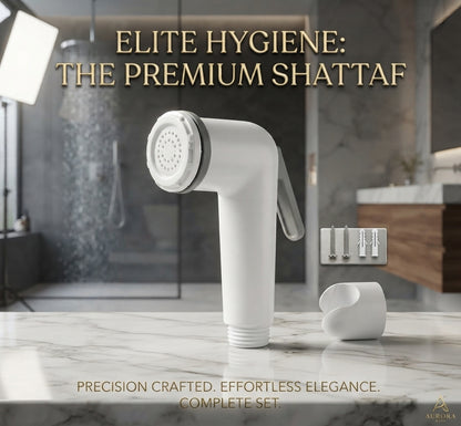 PREMIUM QUALITY PVC SHATTAF HEAD WHITE