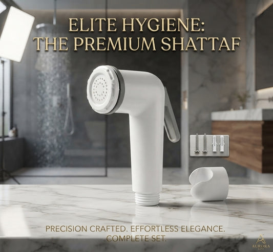 PREMIUM QUALITY PVC SHATTAF HEAD WHITE