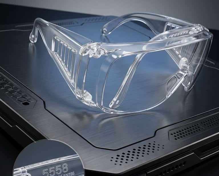Professional Safety Glass Eyewear with Clear Lens Model 5558