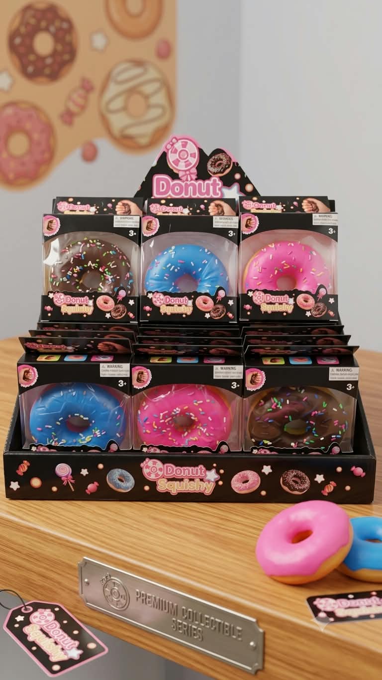 Donut Squishy, Slow Rise Sensory Fidget Toy 1PCS