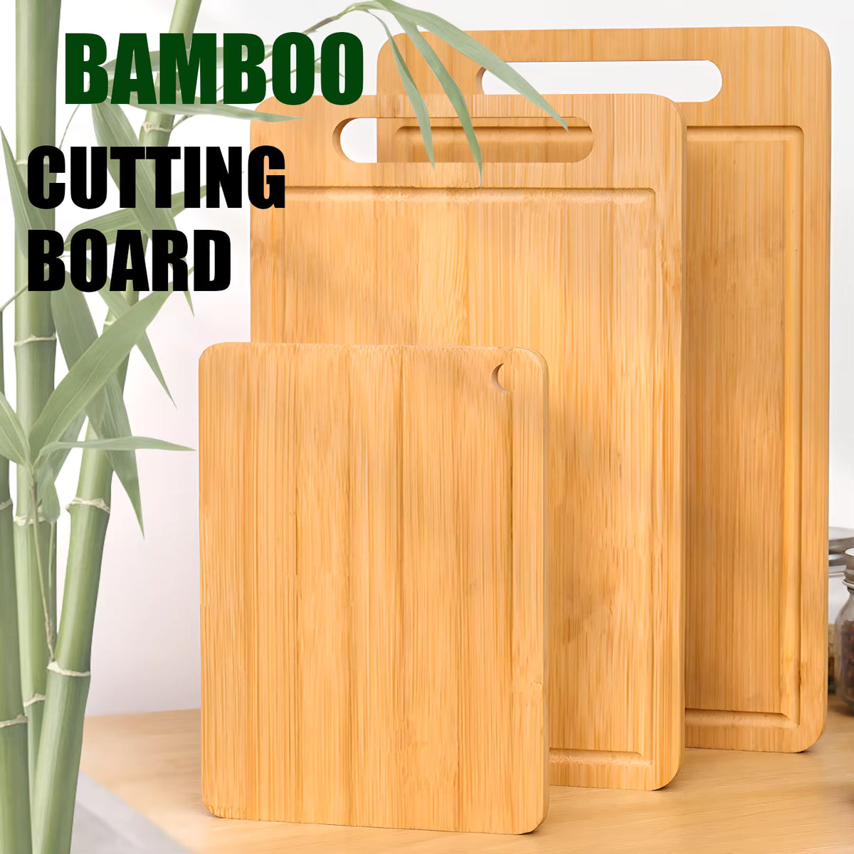 Bamboo Cutting Board 3PCS Set